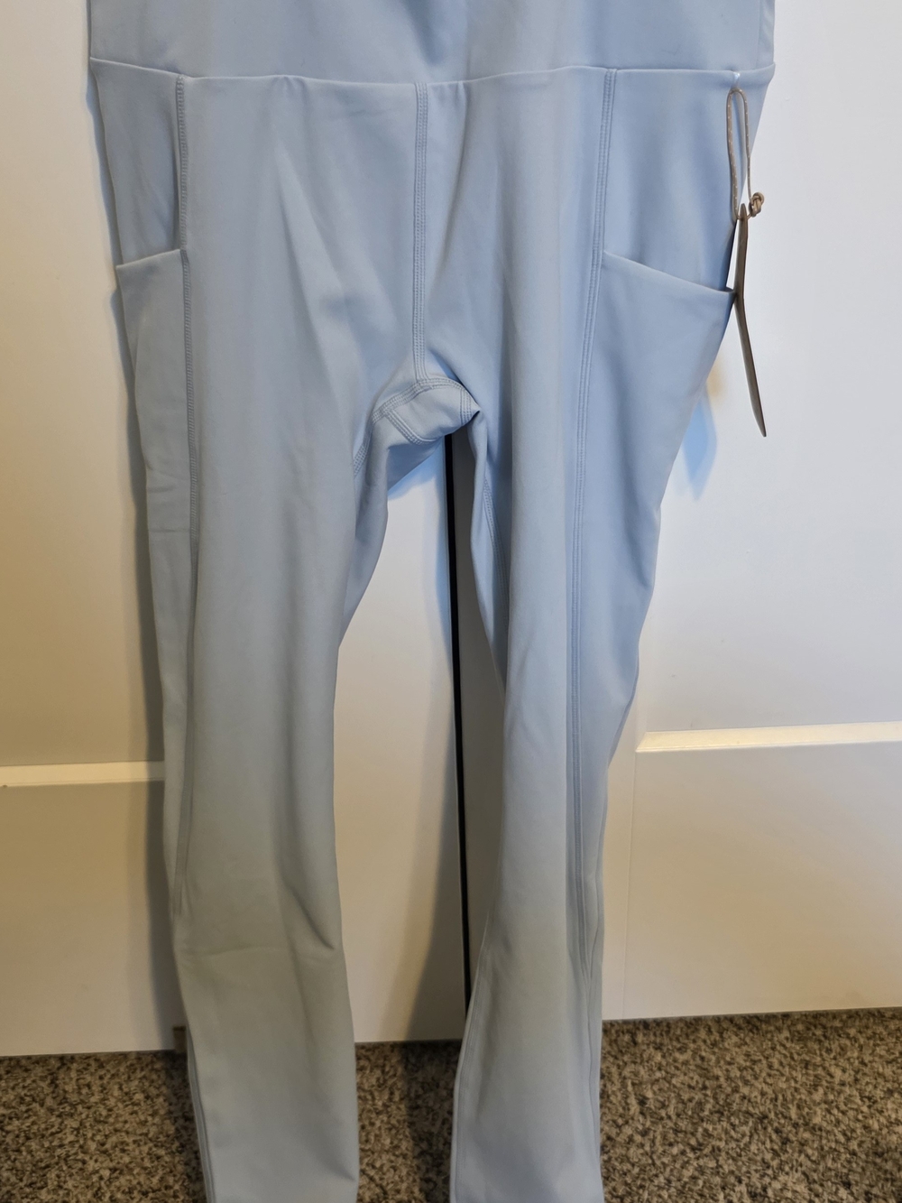 Avalanche Light Blue Leggings with Side Pockets